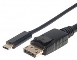 Manhattan 152471 video átalakító kábel 1 M USB C-típus DisplayPort Fekete (152471) (152471)