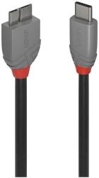 Lindy 36622 USB kábel 2 M USB 3.2 Gen 1 (3.1 Gen 1) USB C Micro-USB B Fekete (36622) (36622)