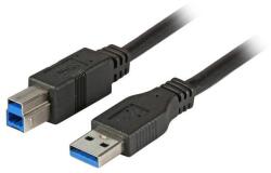 EFB-Elektronik USB3.0 Anschlusskabel A-B, St-St, 1, 8m, schwarz, Premium (K5236.1, 8) (K5236.1,8)