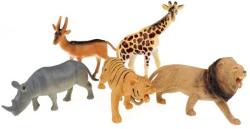 Teddies Szafari állatok műanyag 11-15cm 5 db (TD00542437)