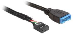 Delock USB3.0 Kabel Pinheader 19pin -> 8pin St/Bu 0.4 (83776) (83776)