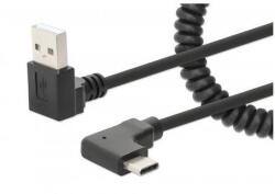 Manhattan 356220 USB kábel 1 M USB A USB C Fekete (356220) (356220)
