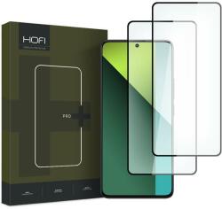 HOFI FNS0171 Xiaomi Redmi Note 13 / 13 Pro 4G / 13 Pro HOFI Glass Pro+ üveg képernyővédő fólia, 2 db-os csomag, Fekete (FNS0171)