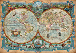 Cherry Pazzi 50125 - Great Discoveries World Map - 2000 db-os puzzle (50125)