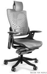 UNIQUE WAU 2 ELASTOMER ergonomikus irodai szék, fekete váz-szürke