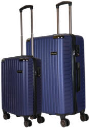 HaChi Memphis kék 4 kerekű 2 részes bőrönd szett (Memphis-S-M-kek)