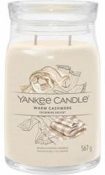 Yankee Candle Lumânare parfumată Yankee Candle Signatureîn borcan Warm Cashmere, 567 g