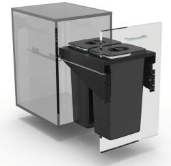 EKOTECH - Beépíthető hulladékgyűjtő FRONT 40 - 2x26 liter (950141602) - watermarkt
