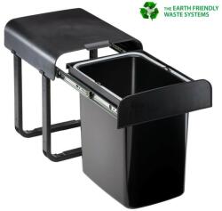 EKOTECH - Beépíthető hulladékgyűjtő ALADIN BLACK BIO - 1 x 16 liter (90134610BN) - watermarkt