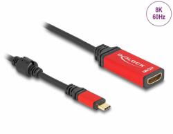 Delock Adaptor USB type C la HDMI (DP Alt Mode) 8K60Hz/4K240Hz T-M HDR, Delock 60053 (60053)