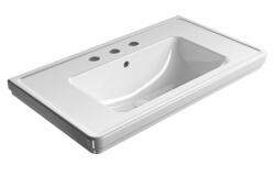 SAPHO Gsi Classic 3 csapfuratos kerámia mosdó 90x50 cm, ExtraGlaze bevonattal, fehér 8788311 (8788311)
