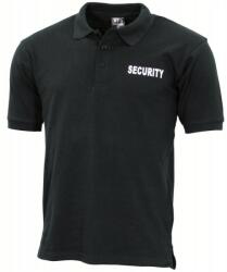 MFH póló póló Security rövid ujjú, fekete