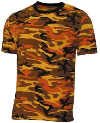 MFH amerikai póló Streetstyle, narancssárga-camo