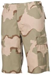 MFH amerikai rövid BDU Rip stop nadrág, 3 színű sivatagi színű