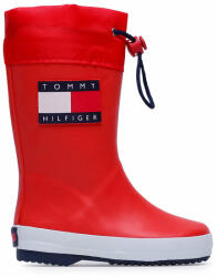Tommy Hilfiger Cizme de cauciuc Tommy Hilfiger Rain Boot T3X6-30766-0047 M Roșu