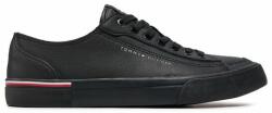 Tommy Hilfiger Sneakers Tommy Hilfiger Corporate Vulc Leather FM0FM04953 Black BDS Bărbați