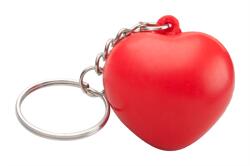 Kulcstartó stresszlevezető piros szívvel (AP791515-05)