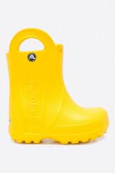 Crocs - Gyerek gumicsizma Handle Rain - sárga 24