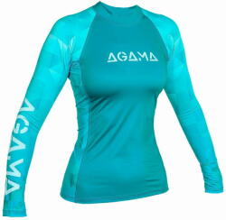  AGAMA Női lycra póló AQUA LADY, hosszú ujjú kék XL - 44