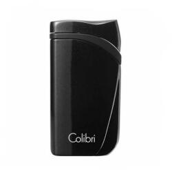 Colibri Falcon Metallic Black különleges kialakítású szúró lángos szivar öngyújtó - fekete (C-LI310T10)