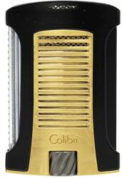Colibri Daytona Black+Gold erős egyes szúrólángos szivar öngyújtó piezo gyújtással - fekete és arany (C-LI770T16)