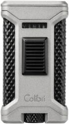 Colibri Ascari Charcoal & Black hármas szúrólángos szivaröngyújtó beépített szivarfúróval (C-LI250T3)