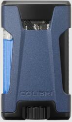 Colibri Rebel, dupla Jet lánggal égő szivaröngyújtó - kék (C-LI650T15)