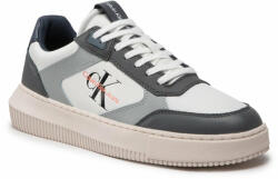 Calvin Klein Jeans Sneakers Calvin Klein Jeans Chunky Cupsole Laceup Lth Mono YM0YM00550 White/Grey 0IV Bărbați