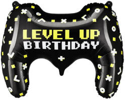 PartyDeco S. r. o Konzol alakú HB, nagyméretű fólia lufi, 75 X 52 cm