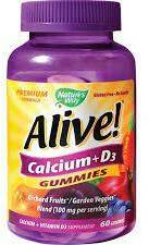 Alive Calciu Si Vitamina D3 SECOM Gummies 60 Jeleuri (033674102558)