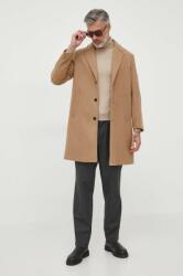 Sisley kabát gyapjú keverékből bézs, átmeneti - bézs 50