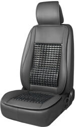 AMiO univerzális fagolyós ülésvédő derétámasszal és fejtámlával fekete színben PRÉMIUM 147 x 68 cm (03649)