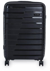 Touareg fekete polypropylén négy kerekű közepes bőrönd tp24