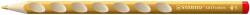 STABILO Színes ceruza, háromszögletű, jobbkezes, vastag, STABILO EASYcolors , arany (332/810) - molnarpapir