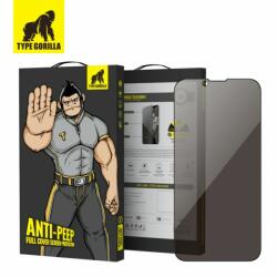 Type Gorilla iPhone 15 Type Gorilla 2.5D Privacy teljes kijelzős üvegfólia - Betekintésgátlós