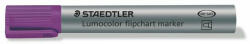 STAEDTLER Flipchart marker, 2 mm, kúpos, STAEDTLER "Lumocolor 356", ibolya (TS3566) - bestoffice