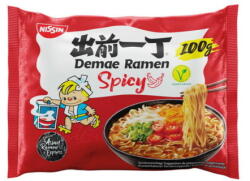 Nissin Demae Ramen - Csípős Ízesítésű Tésztaleves, 100gr (Nissin) (8712429361106  60858 30/07/2025 (60db) 30/09/2025 (60db))