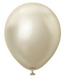 Kalisan Lufi 12" (30cm-es) Chrome, Króm színek - 50db/csomag, Fehér Arany (LUFI695921)