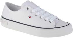 Tommy Hilfiger Low Cut Lace-Up Sneaker Alb - b-mall - 382,00 RON
