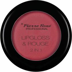 Pierre Rene Gloss & Blush - Lipgloss & Rouge 2 In 1 Intense Raspberry Nr. 02 - PIERRE RENE