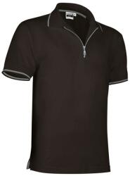 Valento Tricou polo barbati, bumbac 100%, Valento Golf, negru/gri (POVAGOLNG)