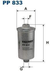 FILTRON Üzemanyagszűrő FILTRON PP 833 (PP 833)