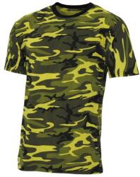 MFH American Streetstyle Tricou cu mâneci scurte, galben-camo
