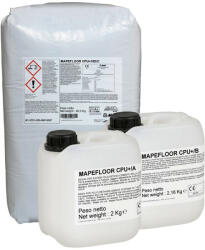 Mapei Mapefloor CPU Plus HD - Mortar tricomponent pentru realizarea de pardoseli industriale de la 6 la 12 mm (MAP-2417402+2417502+2417620)