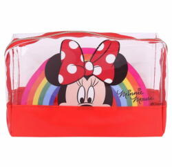  sarcia. eu Minnie Mouse Női kozmetikai táska, átlátszó utazó kozmetikai táska 9x6x13cm