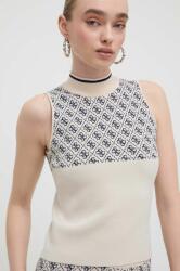 Guess top LISE női, félgarbó nyakú, bézs, W3YR26 Z37K0 - bézs XL - answear - 21 990 Ft