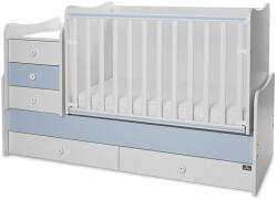 Lorelli ЛЕГЛО maxi plus new 70/160 БЯЛО/baby blue-3box (3800166107615)