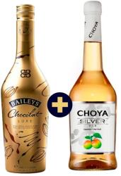 Bailey's Chocolat Luxe 0, 5l 15, 7% + CHOYA Silver 0, 5l 10%