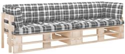 vidaXL Canapea din paleți cu 2 locuri, cu perne, lemn pin tratat (3066686) - comfy