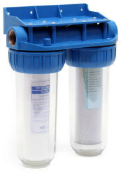 WilTec Naturewater Központi duplaszűrő 3/4Coll 10" (254 mm) / Ø 62mm NW-BR10B3 (WT50875)